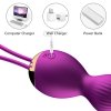 Vibrating Silicone Kegel Balls USB 7 Function- wibrujące kulki gejszy (fioletowe) Vibrating Silicone Kegel Balls USB 7 Function- wibrujące kulki gejszy (fioletowe)